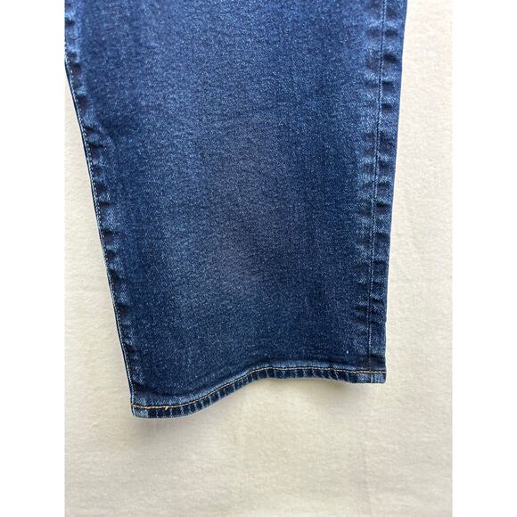 Woman's J. Crew Straight Jeans -‎ Size 35 Dark Wash Everyday Denim - Picture 5 of 9